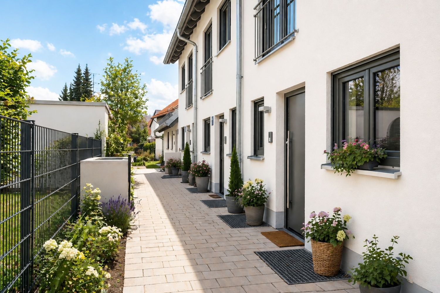 Reiheneckhaus, Trudering, ruhige Lage, familienfreundlich, gute Infrastruktur, Neubau fertiggestellt, Erstbezug, sofort beziehbar